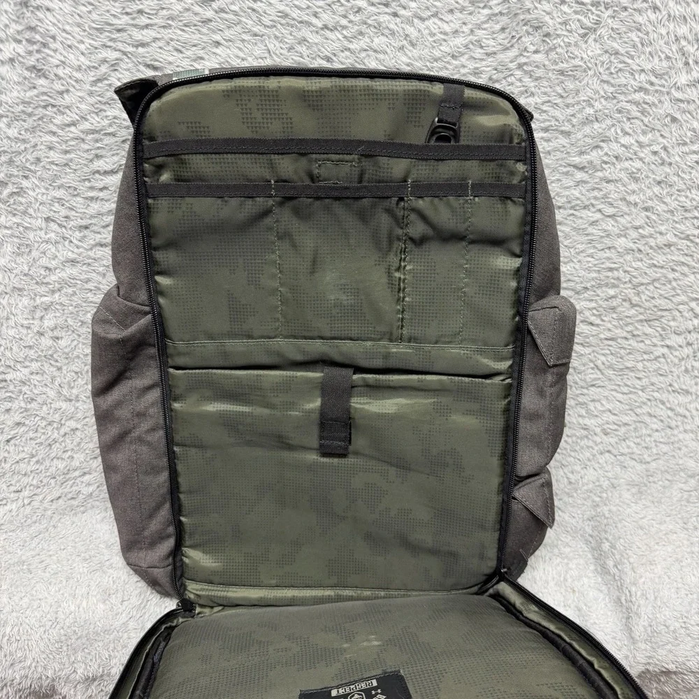 Under Armour UA Project Rock Regiment USDNA Gray Camo Backpack‎ 1315435-001